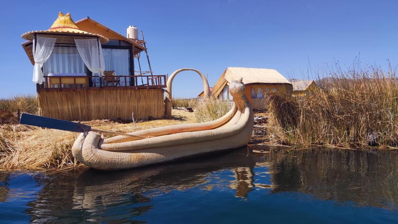 Uros Utasa Lodge Puno Bagian luar foto