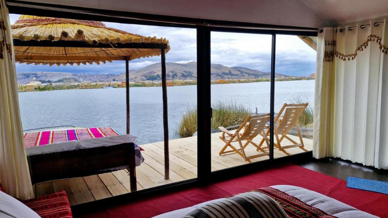 Uros Utasa Lodge Puno Bagian luar foto